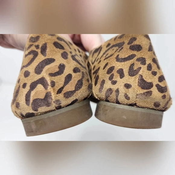 Lucky Brand Women's leopard Print Brogan Leather Loafers Size 8 - Picture 2 of 15
